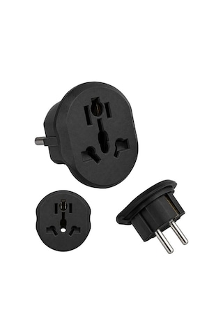 Pm-24241 Avrupa Çıkışlı Universal Seyahat Priz Adaptörü Çoklu Fiş Giriş Tipi Uyumu
