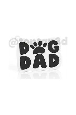 Dog Dad Anahtarlık Hediyelik, 3d Köpek Sahiplerine Özel Anahtarlık