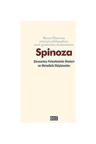 Descartes Felsefesinin İlkeleri Ve Metafizik Düşünceler Sku: Smgstk6be27f08e4
