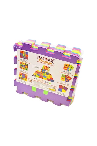 Matrax Oyuncak Eva Puzzle 33x33 Cm X7mm Hayvanlar Yer Matı