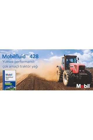 Mobil Fluid 428 10W-30 Yüksek Performanslı Çok Amaçlı Traktör Yağı Teneke 16 L