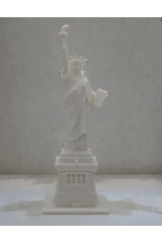 Özgürlük Heykeli Dekoratif Figür Biblo Obje Beyaz Pla Statue Of Liberty Icon Of Freedom & Hope Diğer