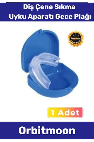 Premium Özel Seri Gece Plağı Çene Diş Sıkma Gıcırdatma Önleyici Koruyucu Diş Aparatı