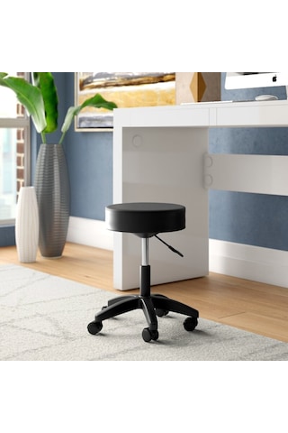 Depolife Tekerlekli Tabure Ofis Büro Hastane Labaratuar Öğrenci Eczane Ine