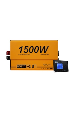 Mexxsun 12V 1500W Tam Sinüs UPS (Remote Ekran) İnverter