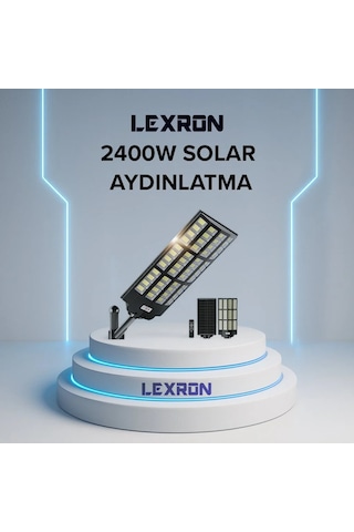 Lexron 2400w Solar Aydınlatma Lexron 2400w Solar Aydınlatma