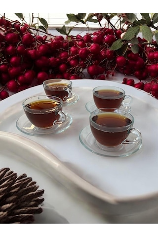 Selka Home Valery 2'li Şeffaf Çay Fincan Takımı 001 Selka Home Valery 2'li Şeffaf Çay Fincan Takımı 001