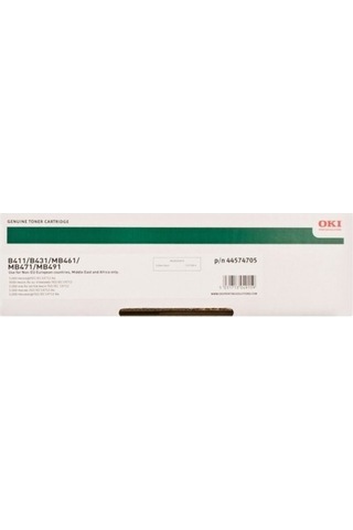 Oki Mb491 Toner 44574705 3.000 Sayfa