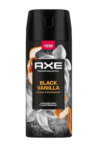 2 Adet Axe Premium Deodorant Black Vanilla 150 Ml