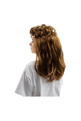 Riota 80'ler Tarzı Karnaval Peruk 316652238 Turuncu