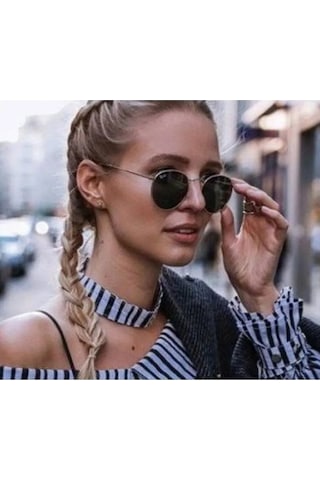 Rayban Rb3447 029 50 Round Metal Unisex Güneş Gözlüğü Nude