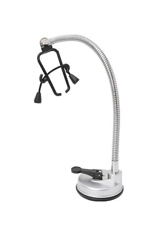 517a Masaüstü Saç Kurutma Makinesi Tutucu Paslanmaz 360 Derece Rotasyon Eller Serbest Standı Banyo Rafları