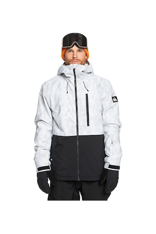 Quiksilver Mission Printed Block Erkek Kayak Montu Eqytj03478-nature-zoom-bırch Beyaz