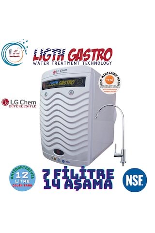 Light Gastro Gold 12 Litre 7 Filtre 14 Aşama Su Arıtma Cihazı