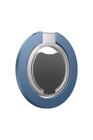 Amazingthing Magnetik 360 Dönebilen Titan Magflex Serisi Telefon Parmak Ring Stand Mavi Mavi