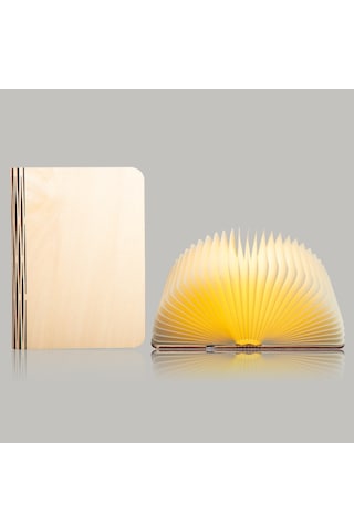 Led Şahşap Kitap Lambası Katlanıyor Sayfa Gece Lambası 1 Diğer