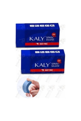 Sınav Silgisi Mavi Silgi Orta Boy 2 Adet Silka Kaly Yumuşak Sınav Silgisi Ufalanmayan Okul Büro