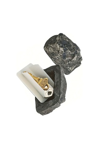 Geeroyoo Dış Mekan Taş Desenli Gizli Anahtar Kutusu - Bahçe Ve Ev Çevresi Dekoratif Anahtar Saklama Aleti