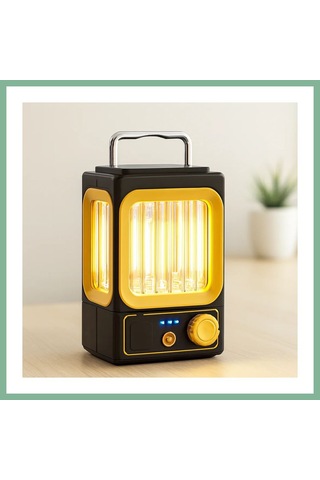 Bşkvirgo Nostalji Solar Lamba - Usb Şarjlı 1500mah Bsk2026