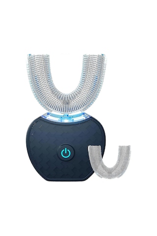 Elektrikli Diş Fırçası, U Şeklinde Sonic Diş Fırçası Diş Beyazlatma Kitisiyah