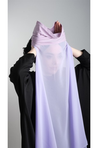 Eflatun Pratik Hazır Geçmeli Şal Şifon Boru Boneli 3001_54