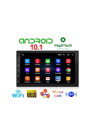 Exvol 7 İnc Android 12 Multimedya 2/32GB CarPlayli Double Ips Ekran+Kamera