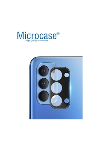 Oppo Uyumlu Reno 5 Pro (5G) Kamera Lens Halkası - Kapalı Tasarım Siyah