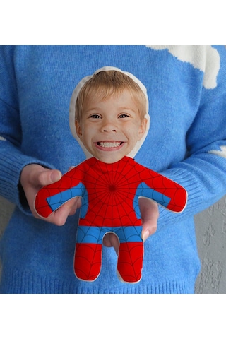 Bk Gift Hediye Kutusunda Kişiye Özel Fotoğraflı Süper Kahraman Tasarımlı Bebek Yastık-8, Arkadaşa Hediye, Sevgiliye Hediye, Doğum Günü Hediyesi Kobitm