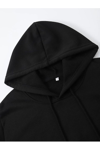 Altamira Unisex Paris Baskılı Kapşonlu Oversize Sweatshirt 001