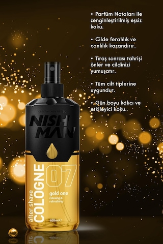 Tıraş Sonrası Kolonya - Gold One No.7 400 Ml