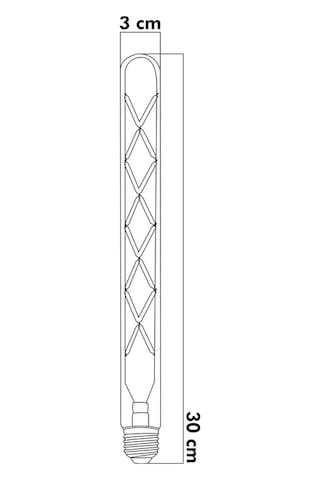 Rustik Led Çubuk Ampul E27 8w 2500k Gün Işığı 3'lü Erd-38