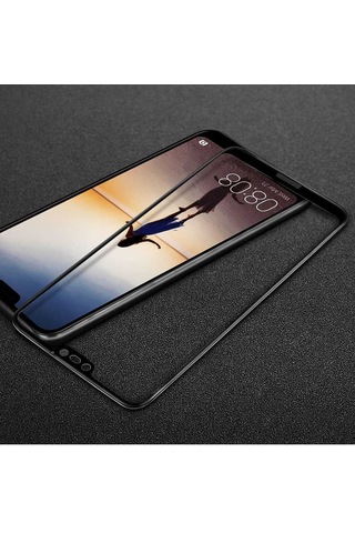 Huawei P20 Ekranı Tam Kaplayan Düz Cam Koruyucu 001