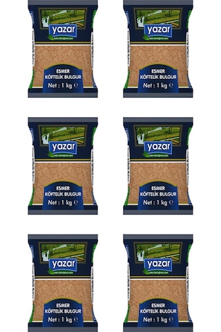 Yazar Esmer Köftelik Bulgur 6 x 1 KG