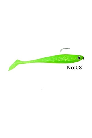 Captain Dagi Duck Shad 9cm +jig Head 17gr Modifiyeli Hazır Silikon Yapay Yem