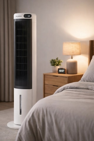 Auhma Acfn07 70w Sulu Soğutucu Kule Tipi Vantilatör - 3l Su Tankı, Uzaktan Kumandalı, Led Ekranlı