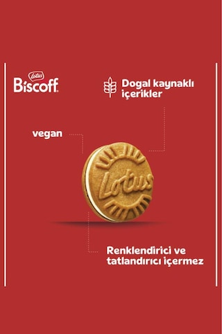 Biscoff Sandwich Vanilya Kremalı Bisküvi 150 Gr