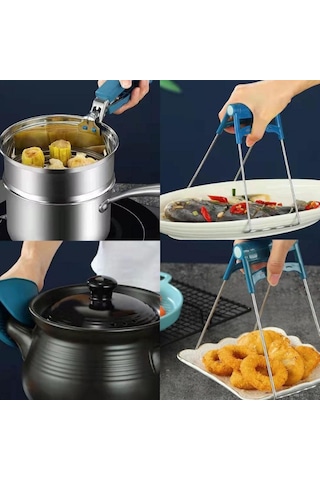 River World Tabak Ve Tencere Tutucu Yanma Önleyici 4 Parça Set Çok Renkli