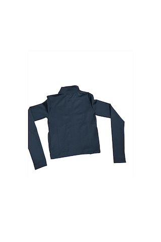 Benetton-w23076 Benetton Sweatshirt Kadın Siyah Spor Çeket Siyah