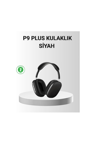 Mey İthalat P9 Pro Plus Bluetooth Kulak Üstü Kulaklık H1 Çipli, Aktif Gürültü Engelleme, Uzamsal Ses Deste