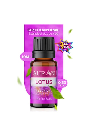Auran 10 Ml Lotus Esansiyel Uçucu Koku Yağı Buhurdanlık Yağı Diğer
