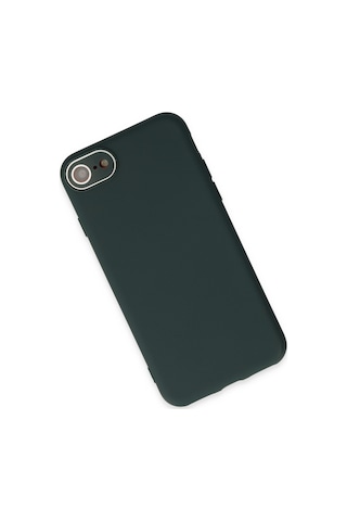 Cosmotex 8683140347666 Newface Apple iPhone Uyumlu Se 2020 Kılıf Lansman Glass Kapak - Koyu Yeşil