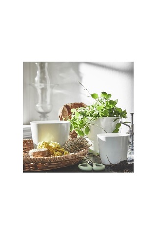 Ikea Sojaböna Toprak Saksı, Beyaz, İç Mekan 61694740