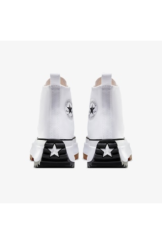 Converse Run Star Hike Platform Unisex Beyaz Sneaker Düz 166799c Beyaz