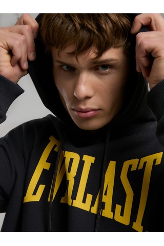 Everlast Ever Classics Comfort Füme Kapüşonlu Erkek Sweatshirt Füme