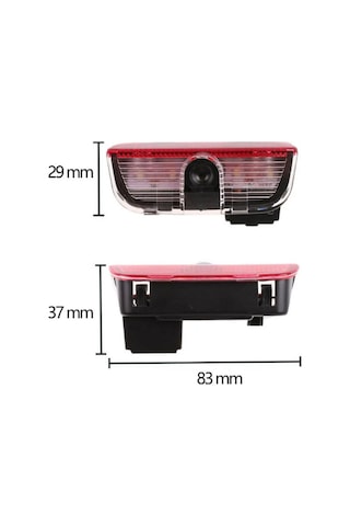 Seat Uyumlu Kapı Altı Led Hoşgeldin Aydınlatması 3d Hayalet Logo Lazer Işık Araca Özel Tak Çalıştır Geçmeli 2li Set