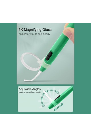 Mufunye Kulak Temizleme Aleti: Led Işıklı, Büyüteçli, Usb Şarjlı, Yumuşak Kaşık Başlıklı, Aile Kullanımı İçin Uygun