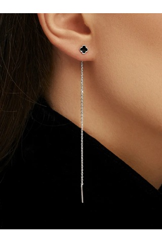 Zoloto Russkih Yonca Desenli Gümüş Çubuk Küpe 70 Mm 157976836 Diğer