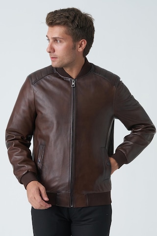 White Stone Bangor 5006 Slim Fit Kolej Kuzu Derisi Mont Fındık-fındık Fındık