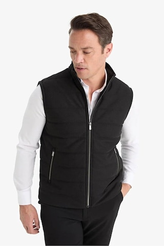 Defacto Slim Fit Dar Kesim Dik Yaka Astarlı Fermuarlı Cepli Mevsimlik Baharlık Yelek D7536AX25AU Bej