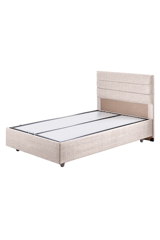 Sofia İkili Set, Sofia Tek Kişilik Baza Başlık Seti Krem 100 x 200